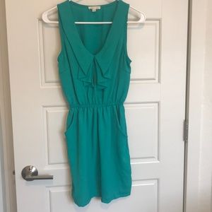 Silence + Noise teal dress